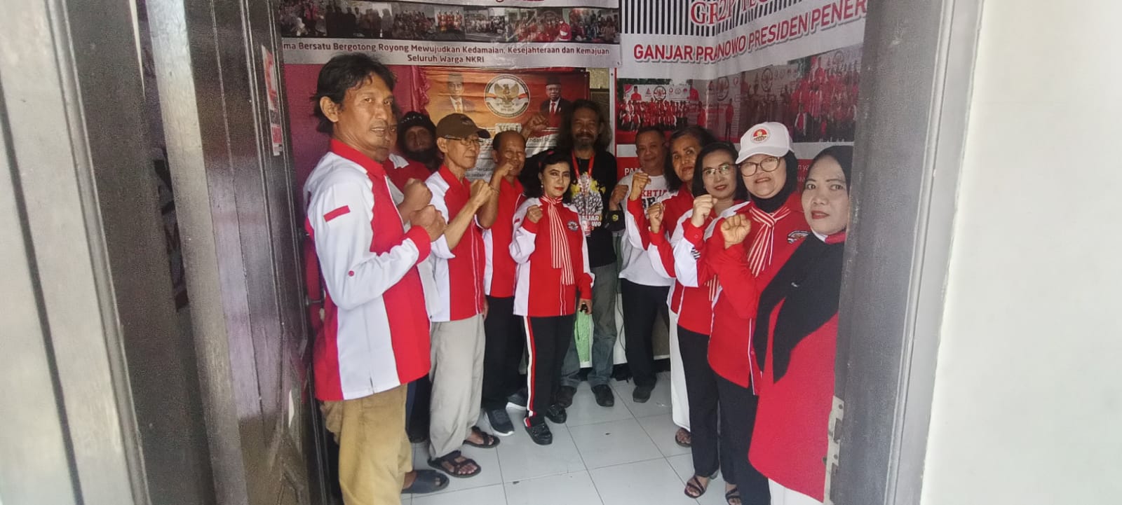 GR2P Lulus Verfak Rumah Posko Gerakan Pemenangan Capres Ganjar Pranowo 2024. Foto: istimewa