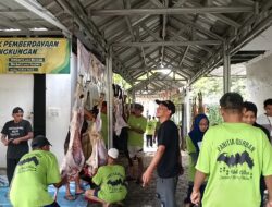 Yayasan Miraj Mulia Gelar Pemotongan Hewan  Qurban, Ini Tanggapan Warga Sekitar