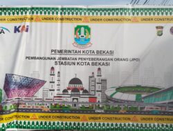 Dinas Bina Marga Percepat Pembangunan JPO Stasiun Bekasi.