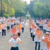 Gelar Senam Bersama P2TEL Bekasi Barat & Bekasi Timur Pererat Silaturahmi