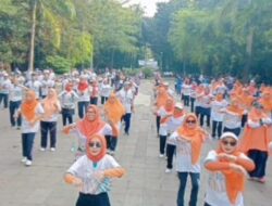 Gelar Senam Bersama P2TEL Bekasi Barat & Bekasi Timur Pererat Silaturahmi