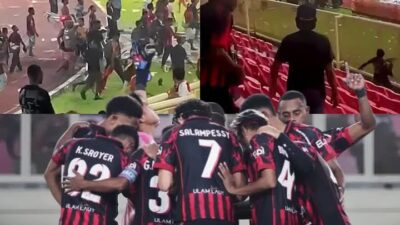 Persipura Gagal Promosi, Stadion Lukas Enembe Membara