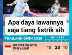 Gagal di Rubber Game, Bagas/Erwi Hampir Taklukkan Ganda Nomor 1 Dunia di Thailand Open 2026