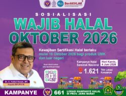 Sosialisasi Wajib Halal 2026: Jawa Barat Siap di 661 Titik Lokasi  