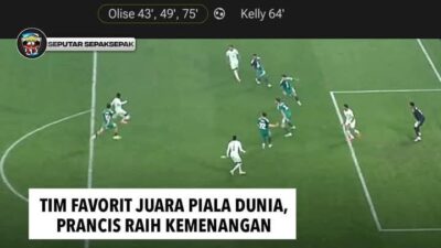Michael Olise Menggila! Hattrick Sensasional Bawa Prancis Menang 3-1