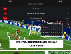 SPANYOL TERSENDAT! Cape Verde Tahan Imbang La Furia Roja di Laga Perdana Piala Dunia 2026
