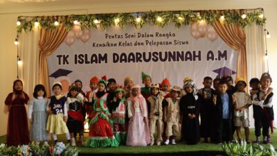 Pentas Seni dan Pelepasan Siswa TK Islam Daarusunnah Al Haroeniyyah Mujjizah Berlangsung Meriah