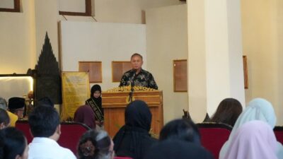 Wamen HAM Mugiyanto saat hadir di acara Seren Taun. Foto: Istimewa.