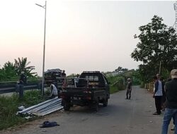 Jalan Flyover Sumberjaya–Gabus di Pasang 30 Tiang PJU, Lalu-lintas Menjadi Terang