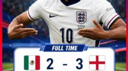 Inggris Lolos ke Perempat Final, Bellingham Bersinar, The Three Lions Taklukkan Meksiko 3-2