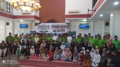 Tebar Bahagia di Bulan Muharram, Masjid Al Anshor Santuni 250 Anak Yatim-piatu