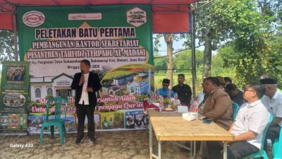 Tonggak Baru Pendidikan Islam, Yayasan Bangkit Mulai Bangun Pesantren Terpadu Al Madani