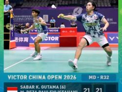 SABAR/REZA SUSUL WAKIL INDONESIA KE BABAK 16 BESAR CHINA OPEN 2026! 