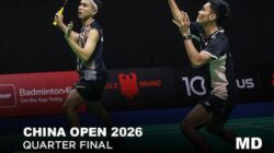 Fajar/Fikri Melaju ke Semifinal China Open 2026, 