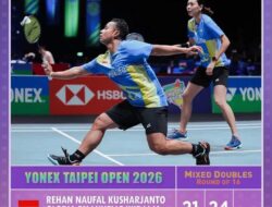 Rehan dan Gloria Singkirkan Unggulan Keenam, Tiket Perempat Final Taipei Open 2026 Berhasil Diamankan