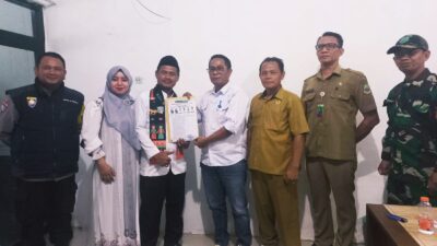 Usung Semangat Perubahan, Rahmat Hidayat Resmi Daftar Calon Kepala Desa Karang Satria