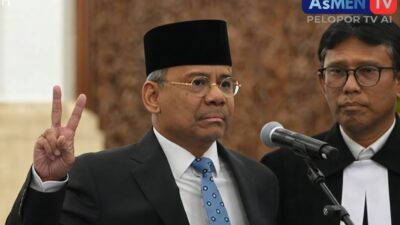 Prabowo Subianto Resmi Lantik Suahasil Nazara sebagai Menteri Keuangan Baru